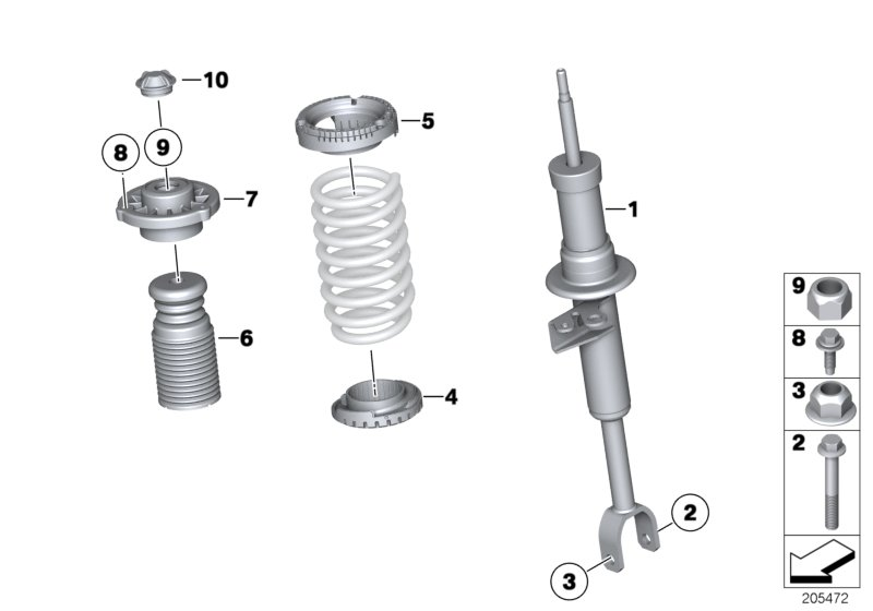 BMW 31336789374 - Пылезащитный комплект, амортизатор www.parts5.com