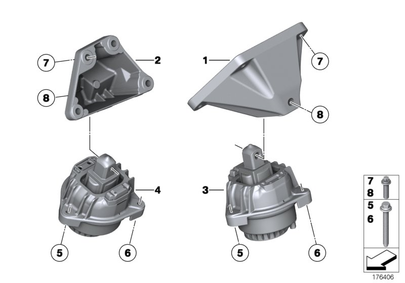 BMW 22 11 7 935 149 - Suport motor www.parts5.com