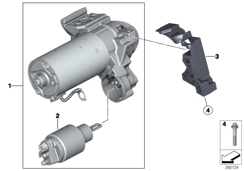 BMW 12 41 8 581 097 - Starter www.parts5.com