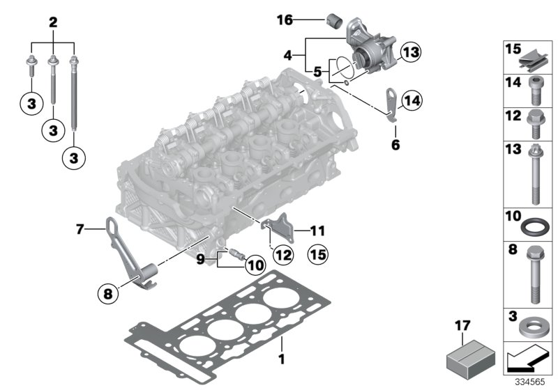 BMW 11 12 7 595 138 - Tesnenie hlavy valcov www.parts5.com