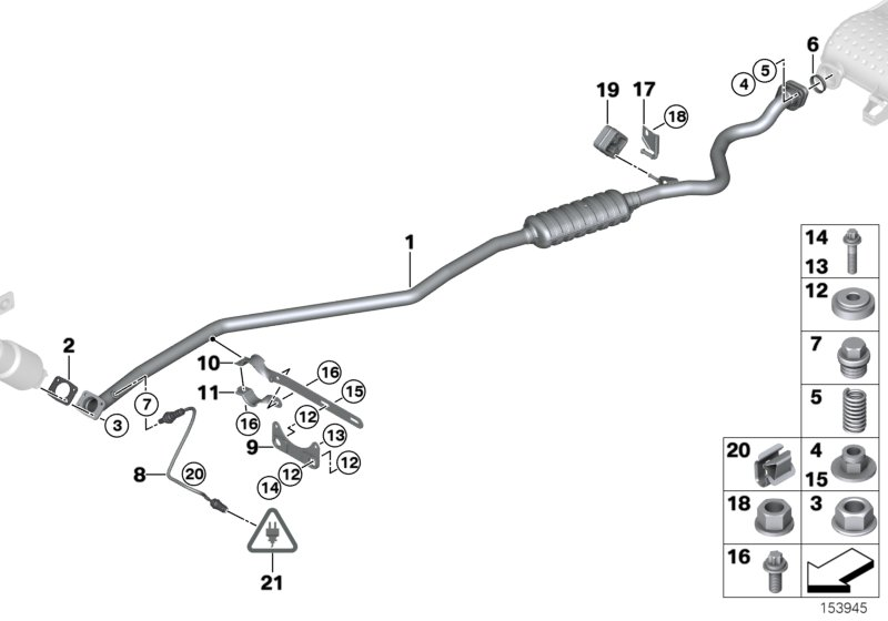 Mini 11 78 7 530 285 - Sonda Lambda www.parts5.com