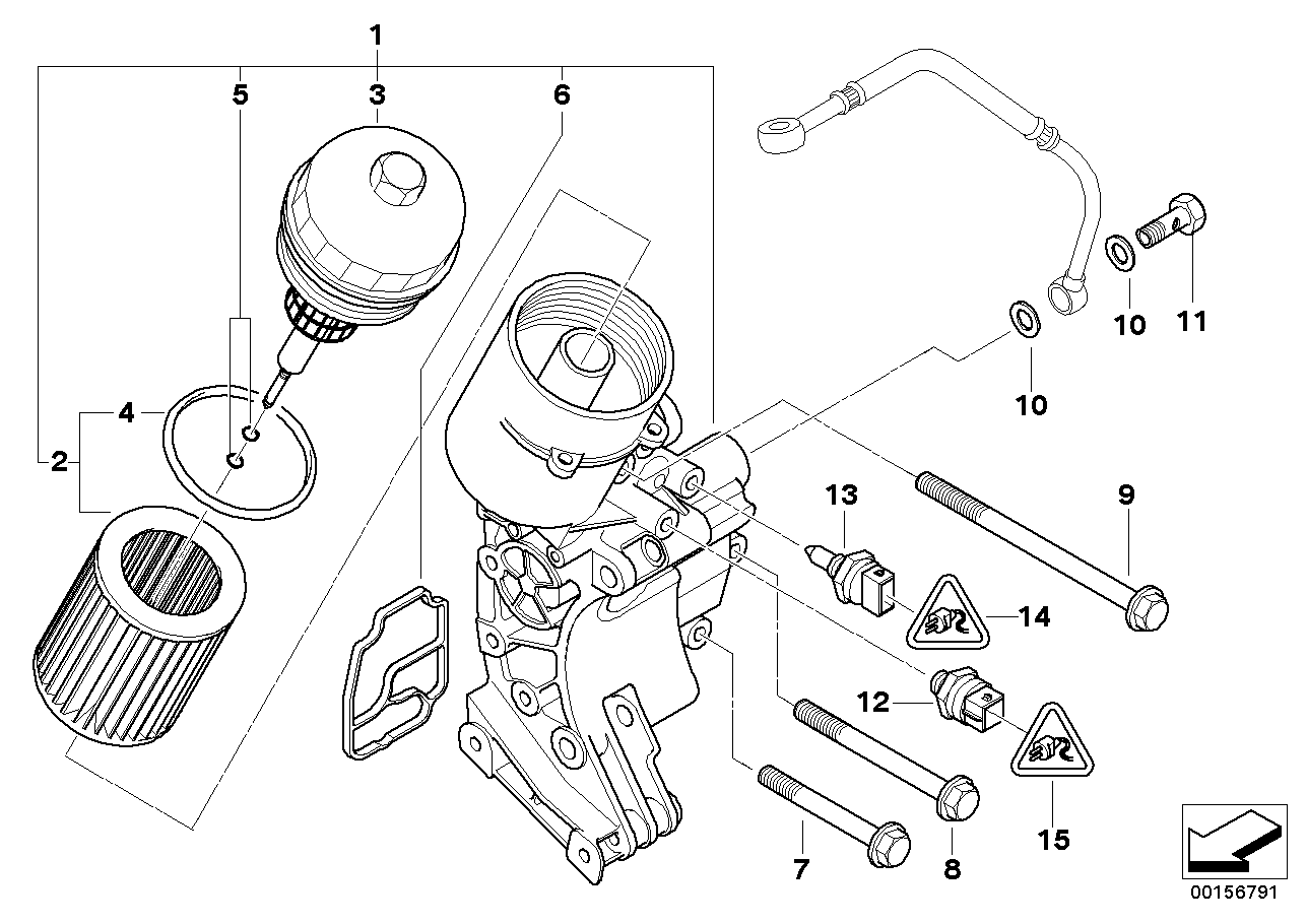 BMW 11427512300 - Масляный фильтр www.parts5.com