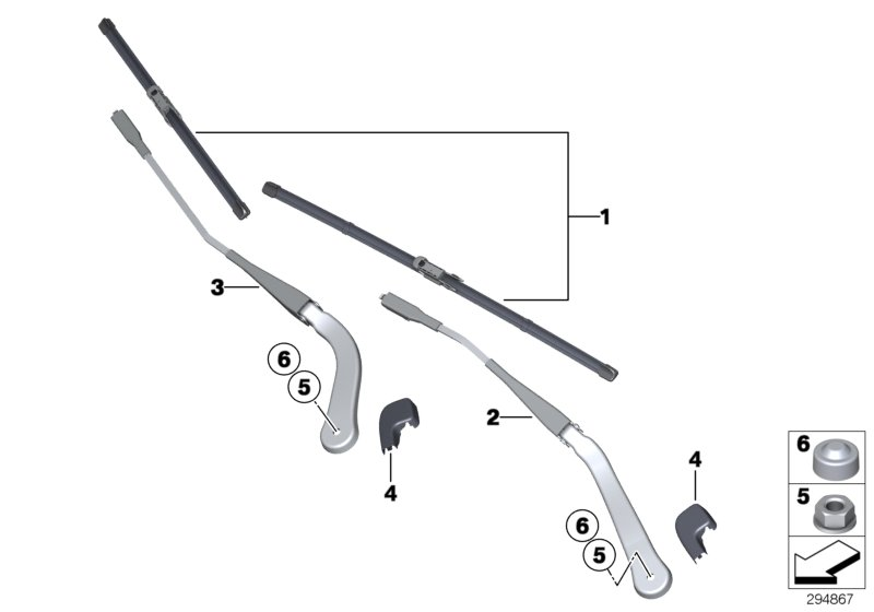 BMW 61 61 0 427 668 - Limpiaparabrisas www.parts5.com