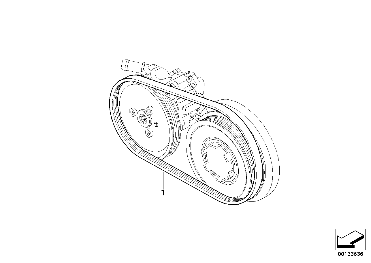 BMW 11 28 7 791 786 - V-Ribbed Belt www.parts5.com