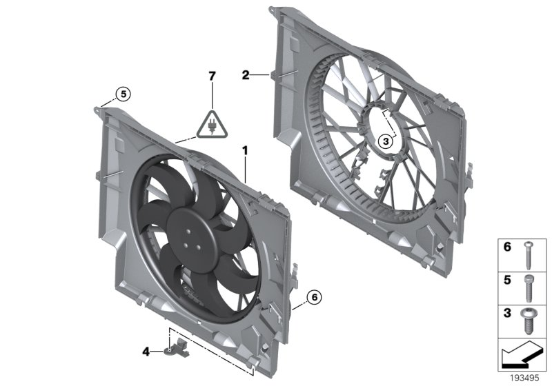 BMW 17427794232 - Fan, radiator parts5.com