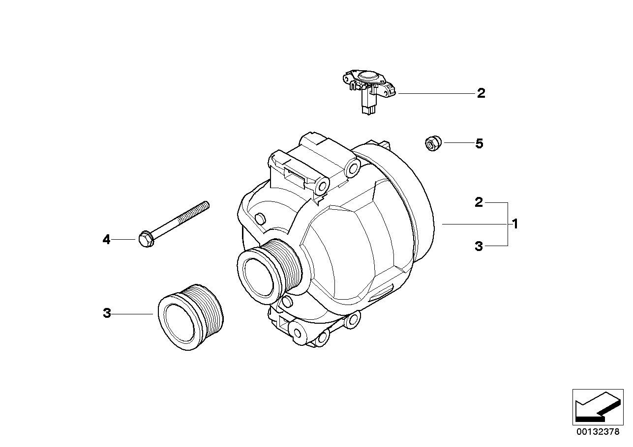 BMW 12317792020 - Belt Pulley, crankshaft parts5.com