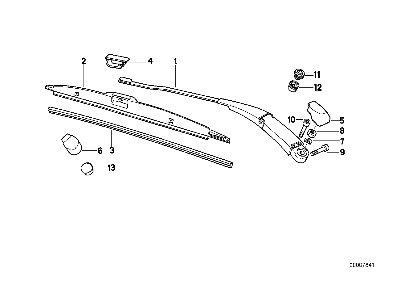 BMW 61 61 8 217 706 - Silecek süpürgesi www.parts5.com