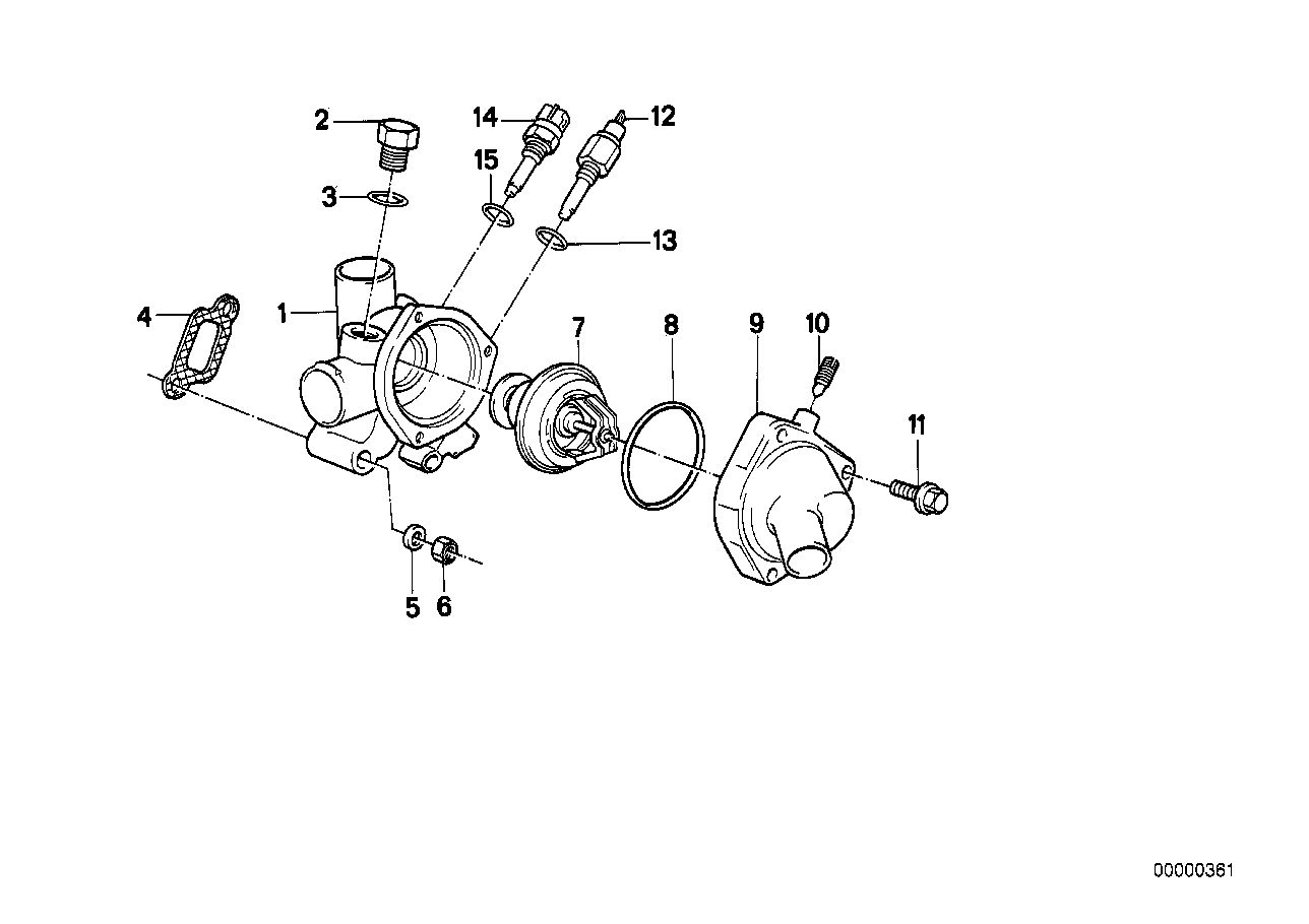 BMW 12 62 1 710 512 - Датчик, температура на охладителната течност www.parts5.com