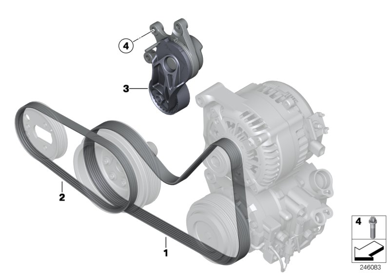 BMW 11 28 7 618 848 - Curea transmisie cu caneluri www.parts5.com