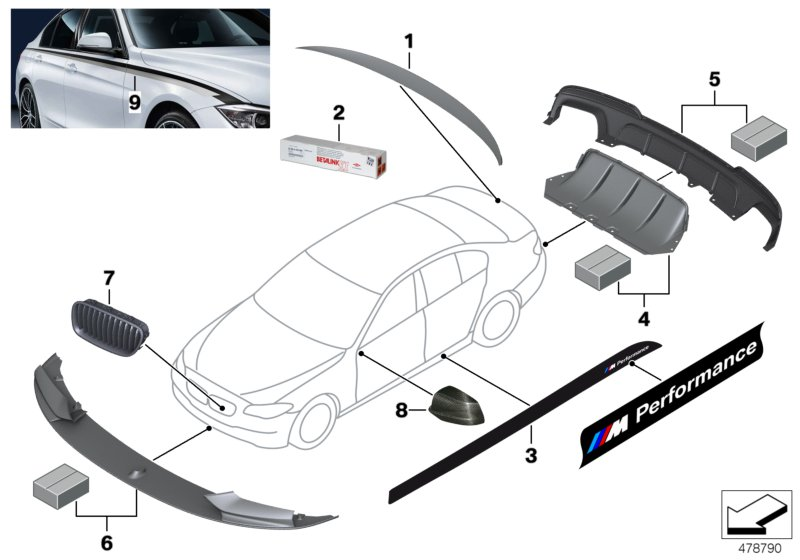 BMW 51192291327 - Cover, bumper www.parts5.com