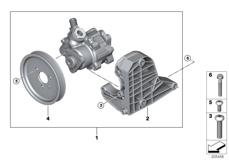 BMW 32 41 6 768 169 - Pompa hidraulica, sistem de directie www.parts5.com