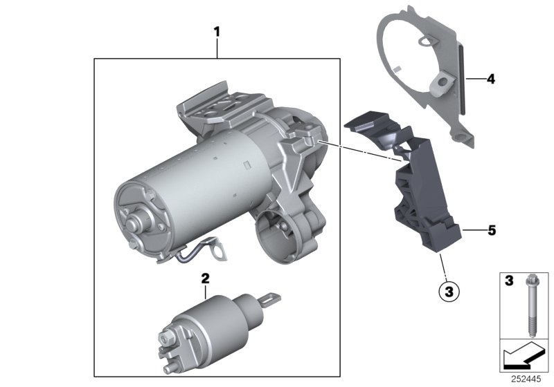 BMW 12 41 8 581 098 - Starter www.parts5.com