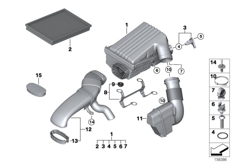 BMW 13717548885 - Air Filter www.parts5.com