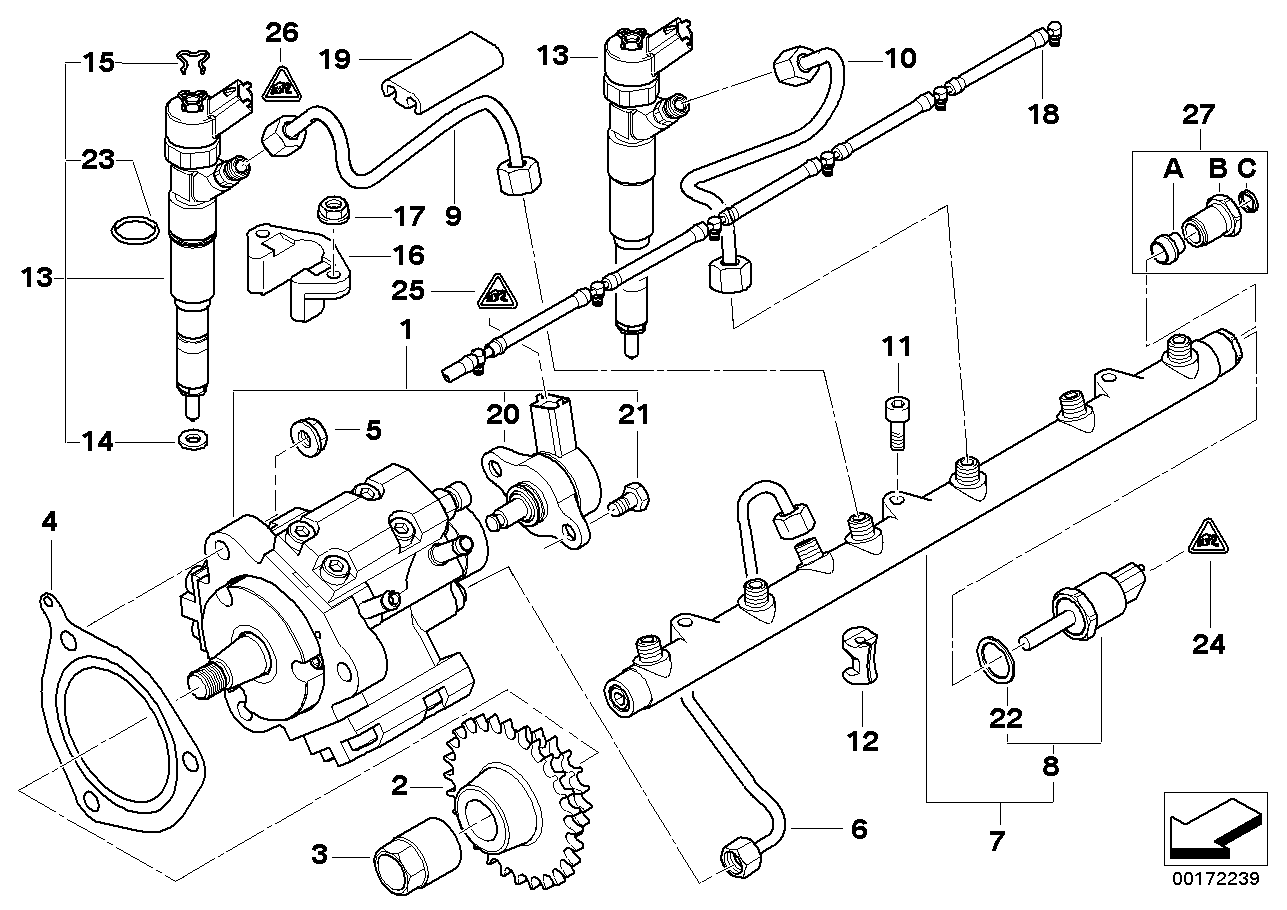 BMW 13 53 7 785 722 - Conta, meme şaftı www.parts5.com