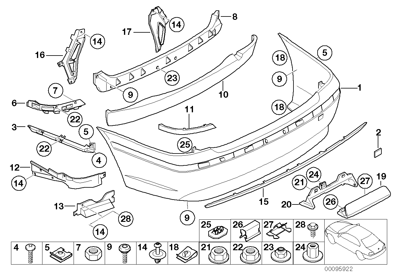 BMW 51 71 8 254 528 - Screw www.parts5.com