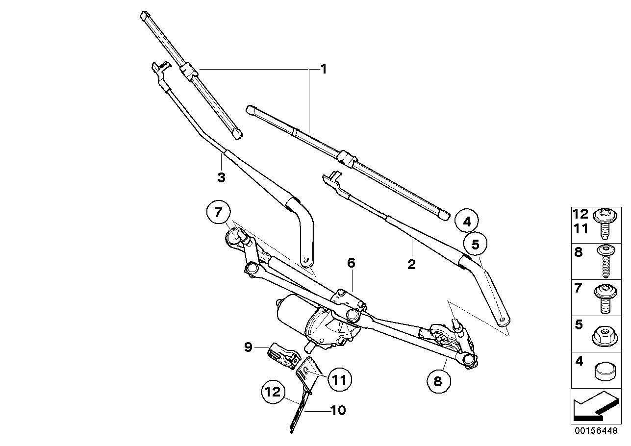 BMW 61610038893 - Stieracia liżta www.parts5.com