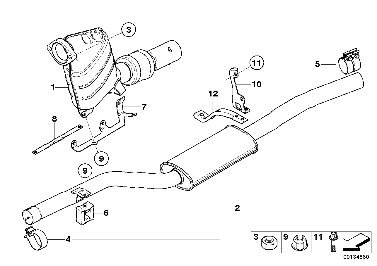 BMW 18307789915 - Catalytic Converter www.parts5.com