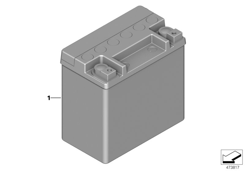 Rolls-Royce 61219394648 - Baterie de pornire www.parts5.com