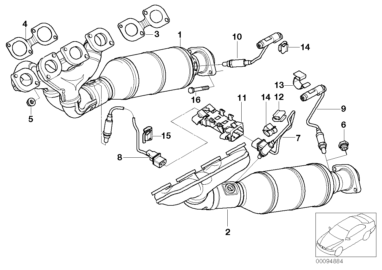 BMW 11 78 7 512 982 - Lambda sonda www.parts5.com