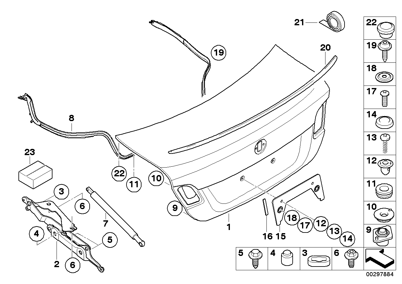 Alpina 51 24 7 129 194 - Muelle neumático, maletero / compartimento de carga www.parts5.com