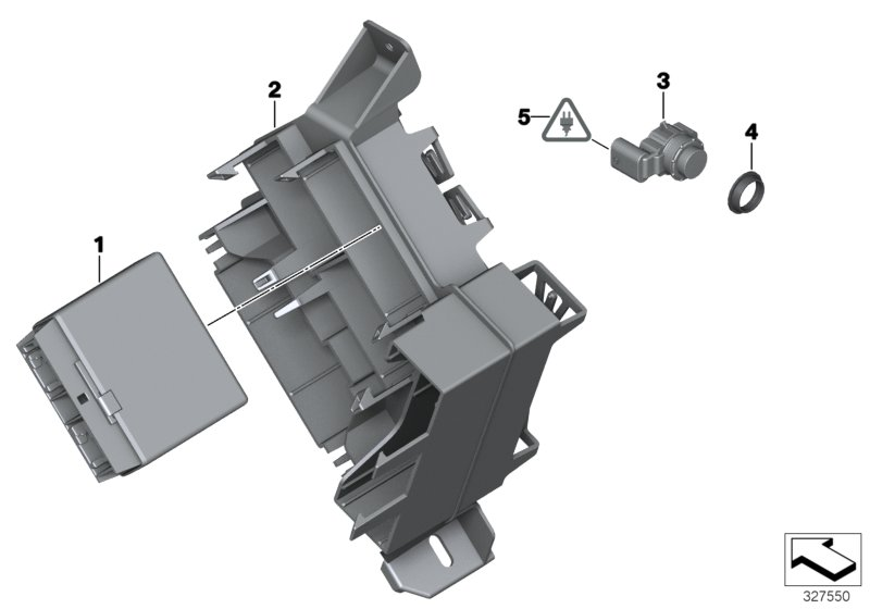 BMW 66 20 9 261 581 - Sensor, ajutor parcare www.parts5.com