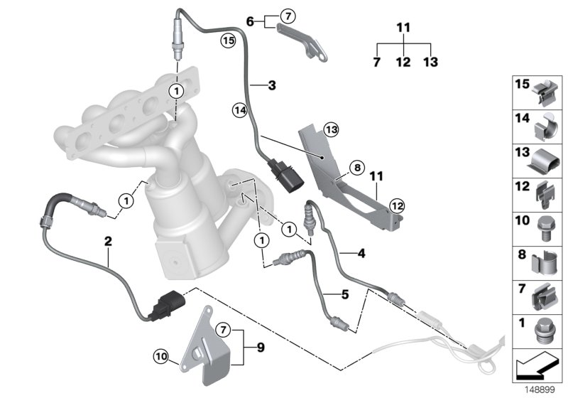 Rolls-Royce 11787512985 - Lambda Sensor parts5.com