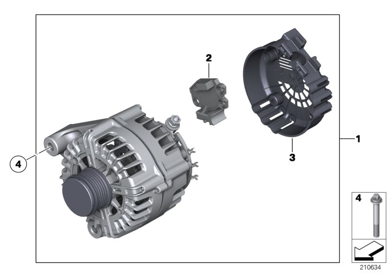 Mini 12 31 7 823 344 - Riemenscheibe, Generator www.parts5.com