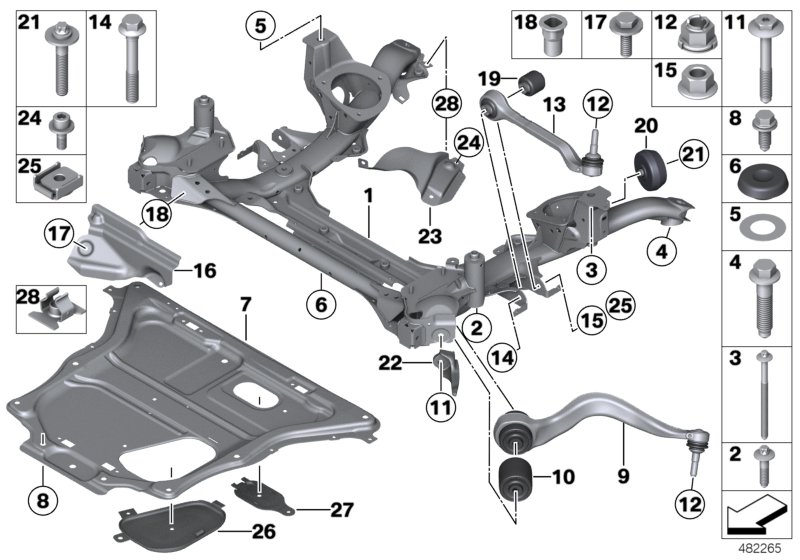 BMW 31 10 6 797 237 - Kit de reparación, brazos de suspensión www.parts5.com