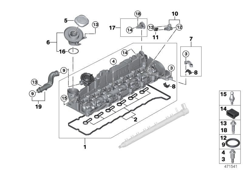 Mini 13627803093 - Senzor,pozitie ax cu came www.parts5.com