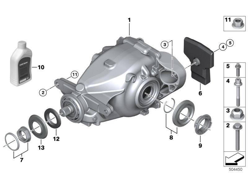 BMW 33107599466 - Differential Gear www.parts5.com