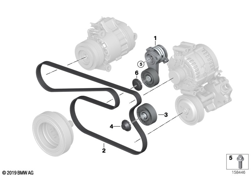 BMW 1128 7 628 650 - Moniurahihna www.parts5.com