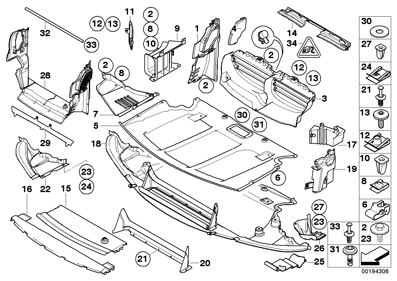 BMW 51757138603 - Engine Cover www.parts5.com