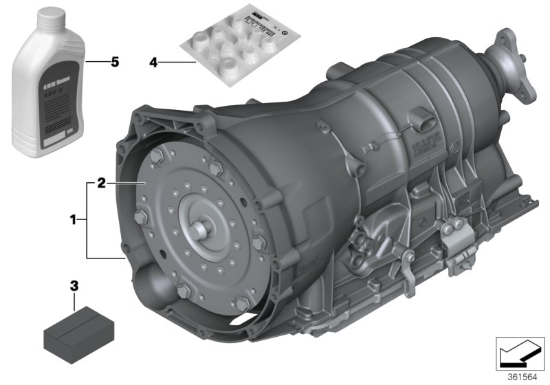 BMW 24 00 7 612 000 - Automatic Transmission www.parts5.com