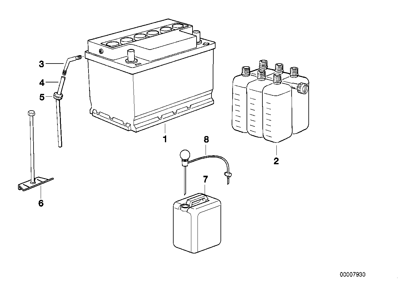 BMW 61218381742 - Starter Battery www.parts5.com