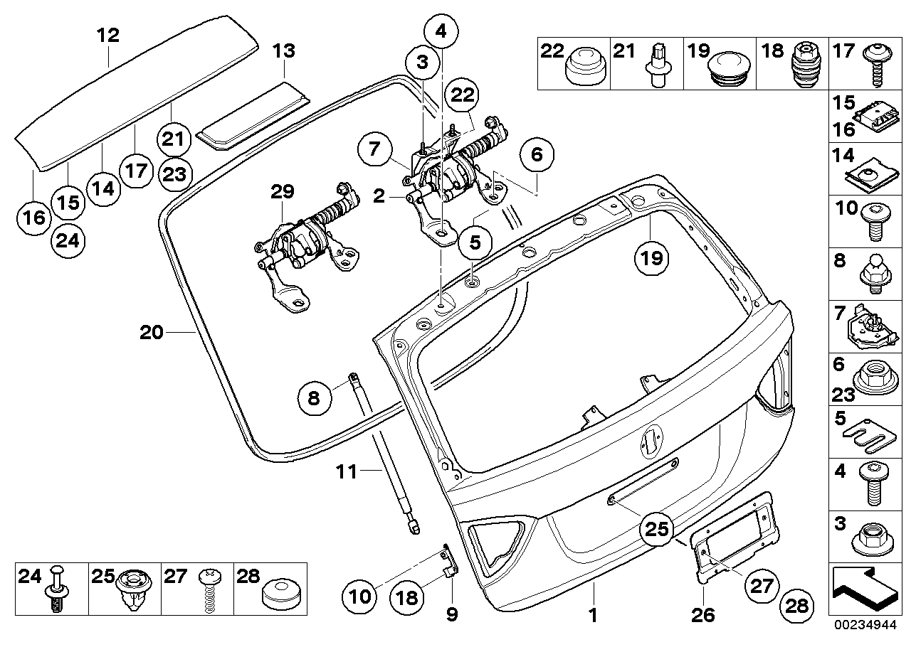 BMW 51 11 1 908 077 - Remache expandible www.parts5.com