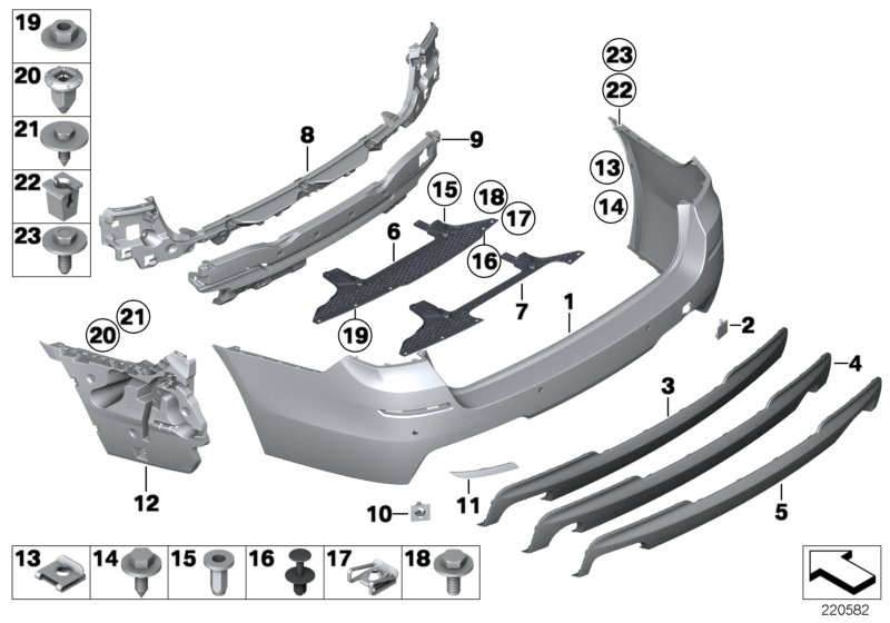 BMW 51128049279 - Bumper parts5.com