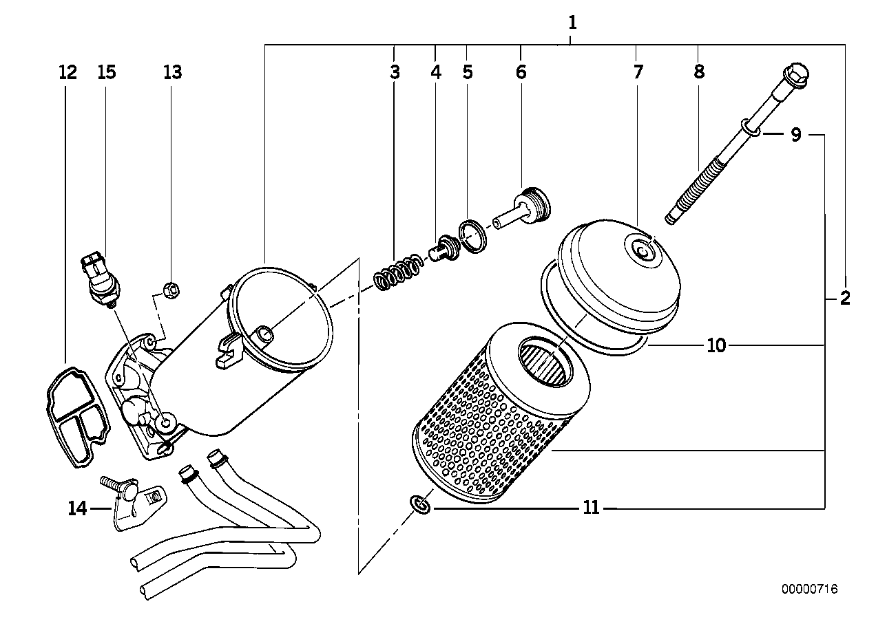 Mini 12 61 7 568 480 - Czujnik, ciśnienie oleju www.parts5.com