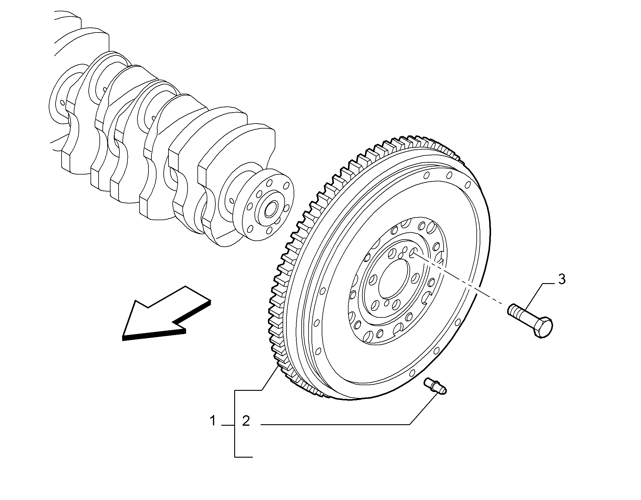 Alfa Romeo 55209531 - Screw Set, flywheel www.parts5.com