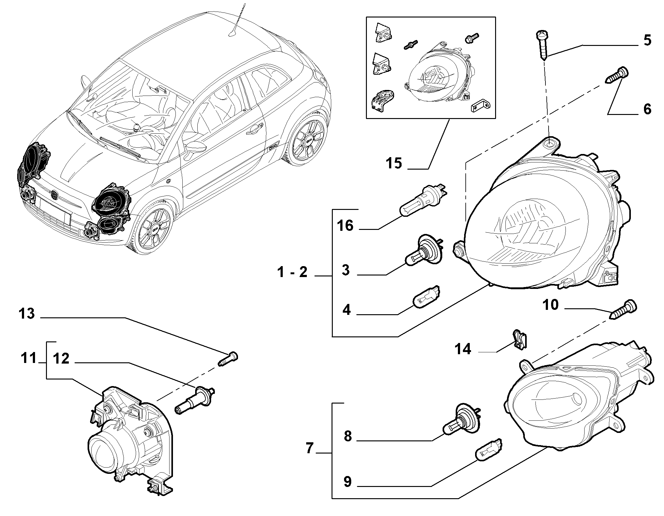 Lancia 71753190 - Крушка с нагреваема жичка, фар за движение през деня www.parts5.com