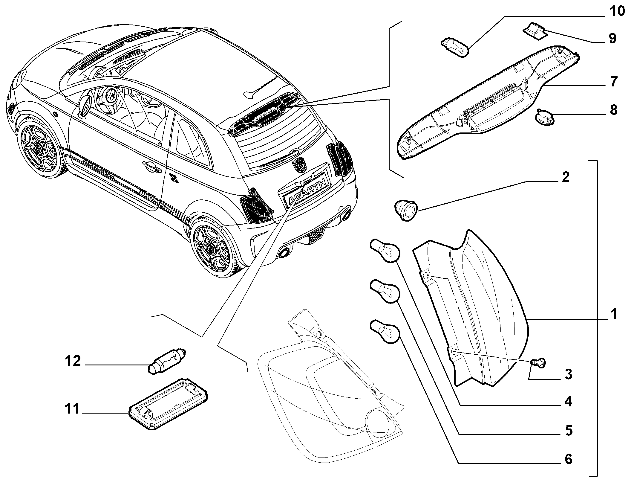 IVECO 10863090 - Bec, lumini bord www.parts5.com