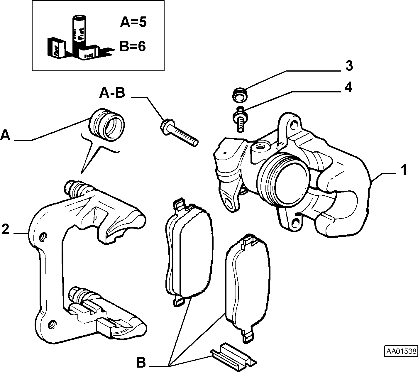 FIAT / LANCIA 77365750 - Ремонтен комплект, спирачен апарат www.parts5.com