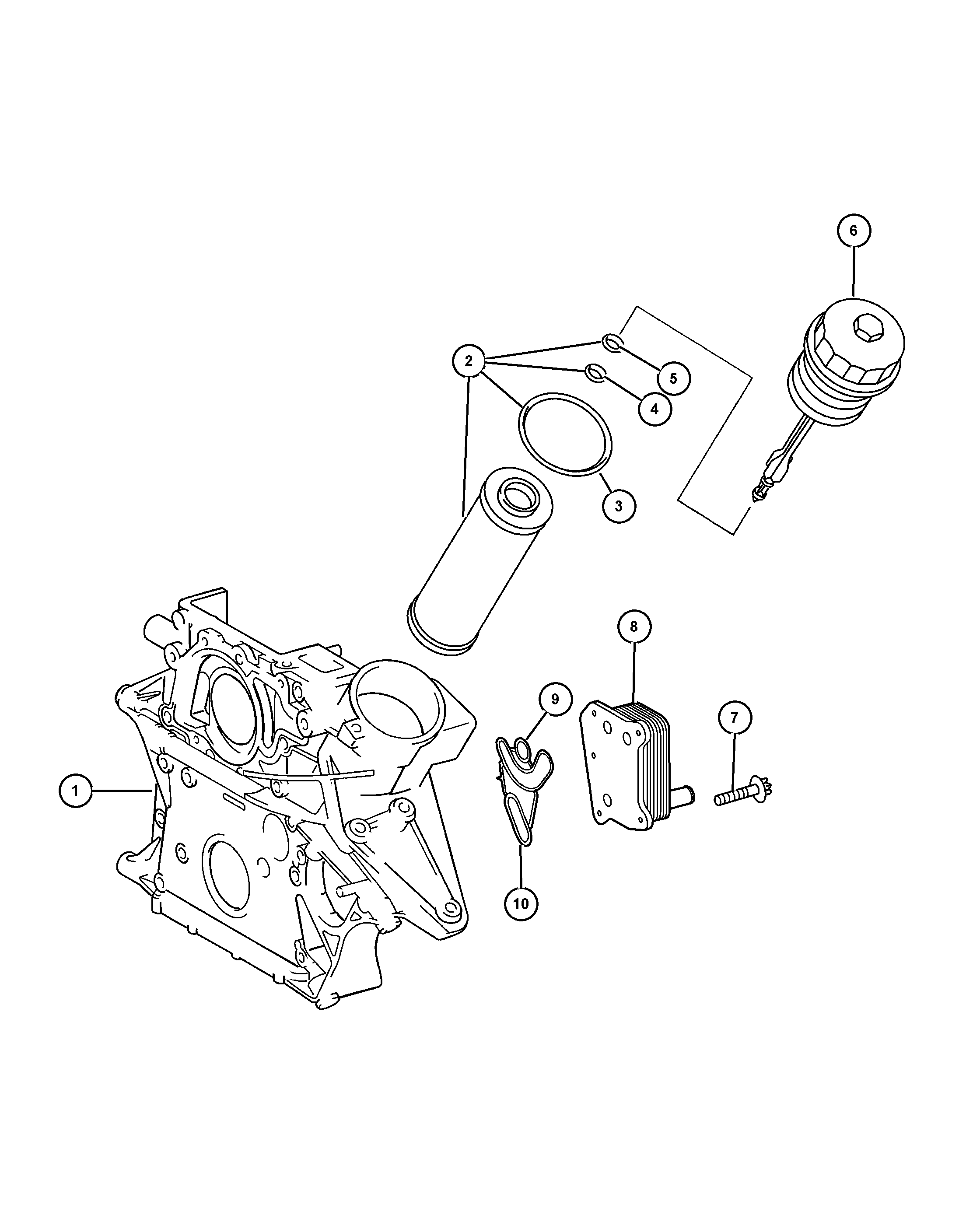 Chrysler 5080 244AA - Öljynsuodatin www.parts5.com