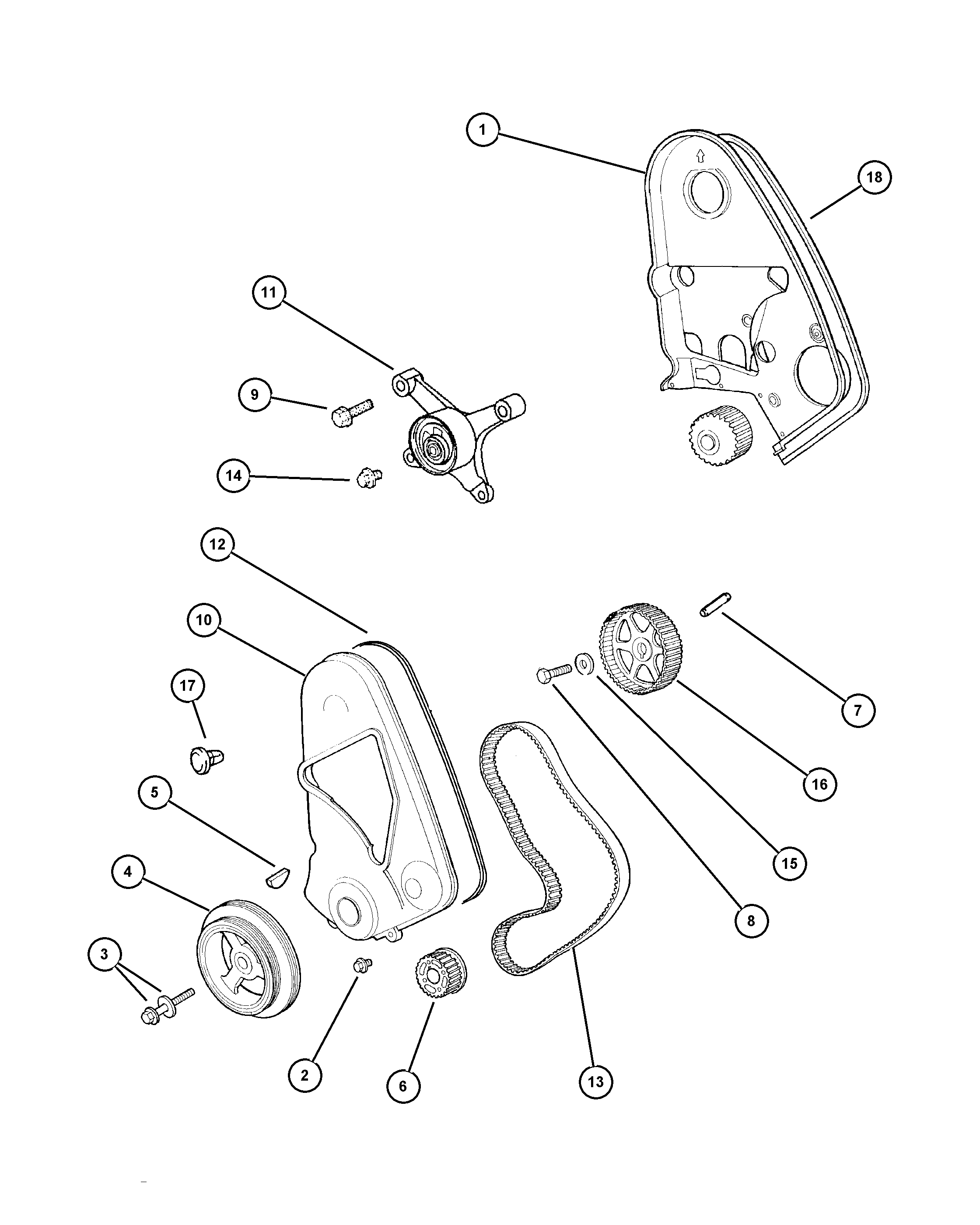 Chrysler 469 4268 - Fulie curea, arbore cotit www.parts5.com