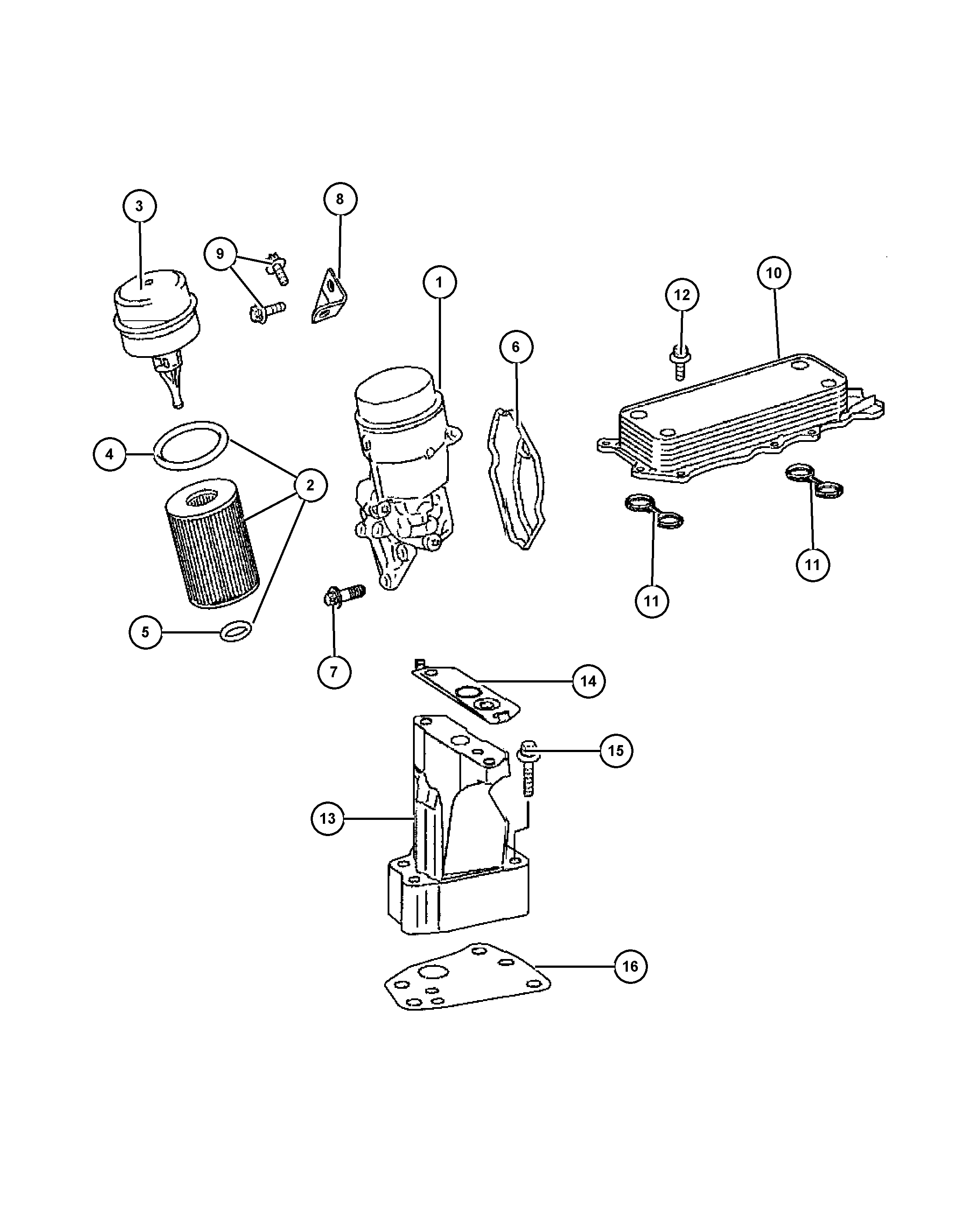 Chrysler 5179 360AB - Radiador de aceite, aceite motor www.parts5.com