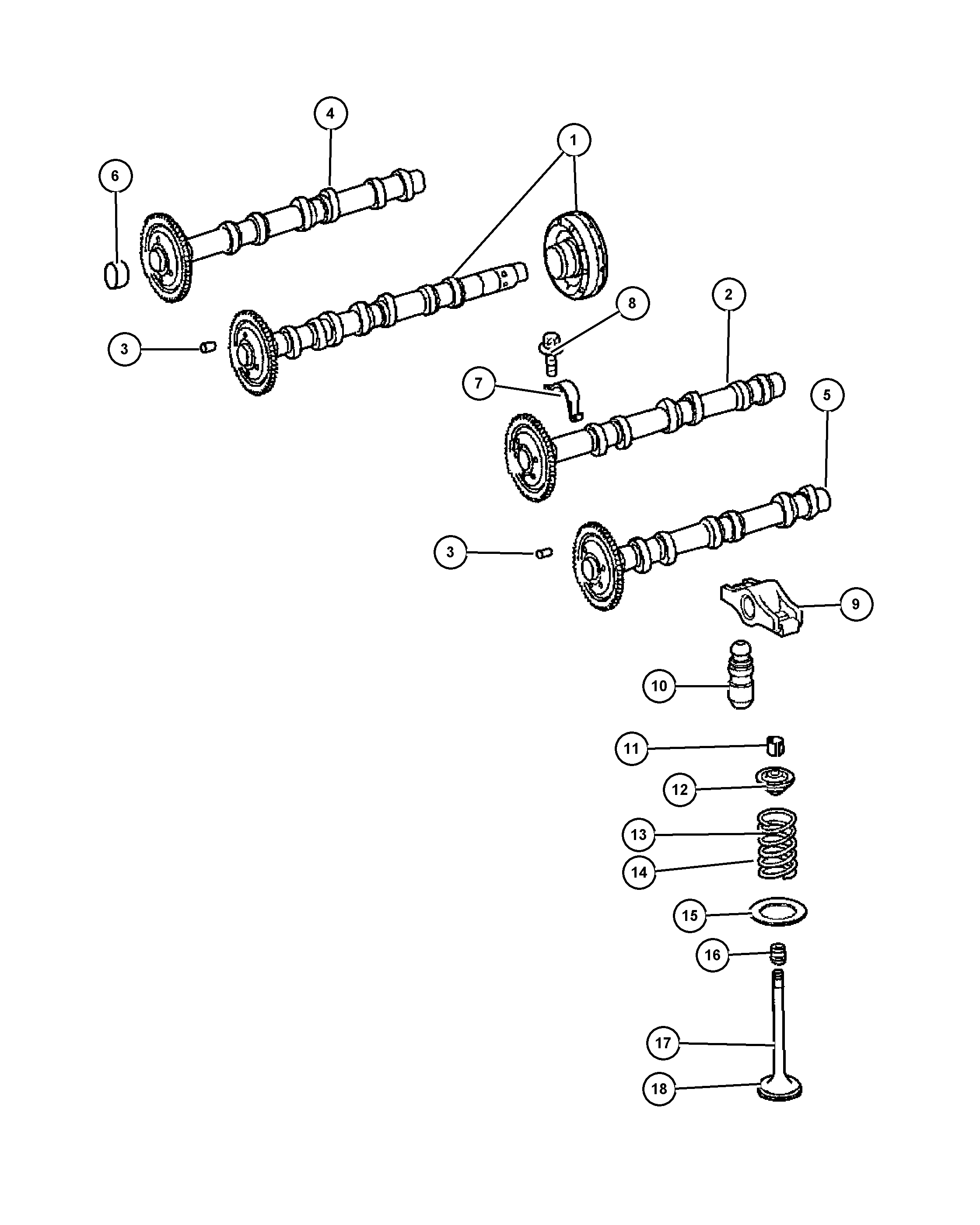 Chrysler 5175 440AA - Повдигач на клапан www.parts5.com