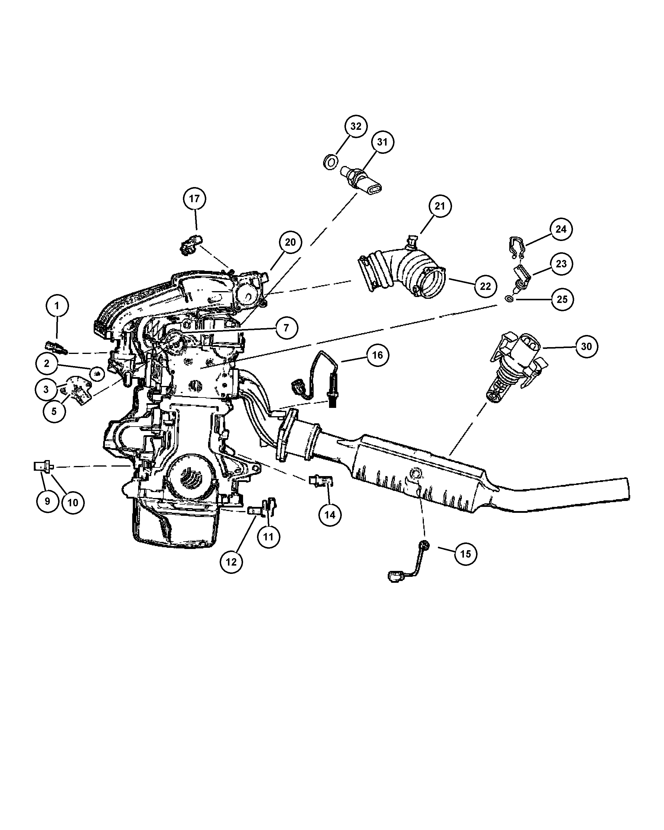 Chrysler 5269 870AB - Senzor,temperatura lichid de racire www.parts5.com