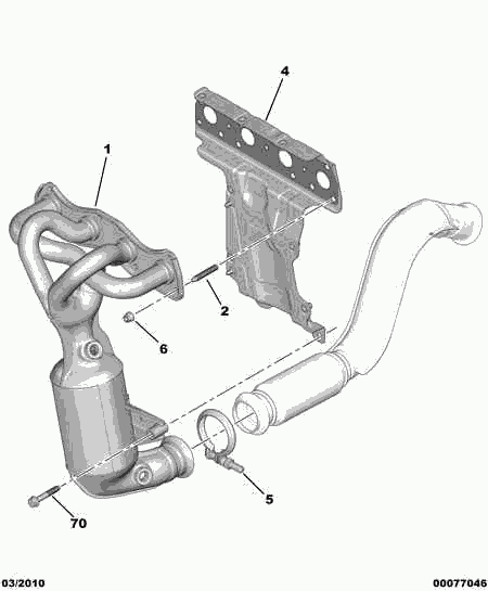 PEUGEOT (DF-PSA) 0341 P9 - Καταλύτης www.parts5.com