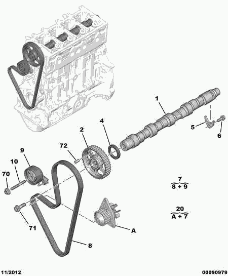 CITROËN 6936.C6 - Coupelle de suspension www.parts5.com