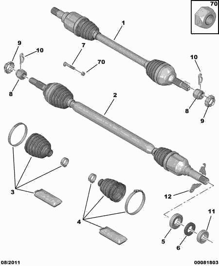 CITROËN 98 013 887 80 - Planetara www.parts5.com