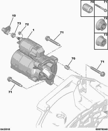 PEUGEOT 5802.M9 - Starter www.parts5.com